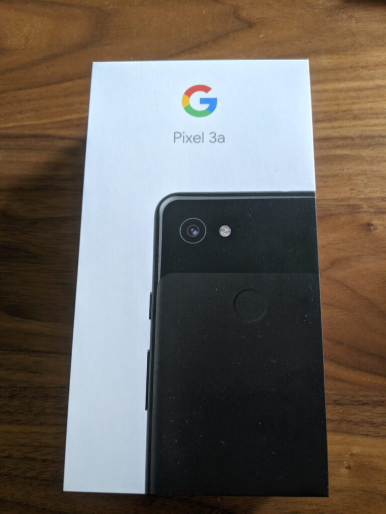 google pixel 3a 箱